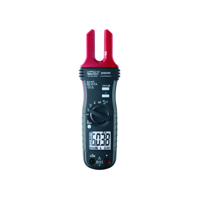 HellermannTyton : Fork on Clamp Meter 200A AC TRMS - TBM038F