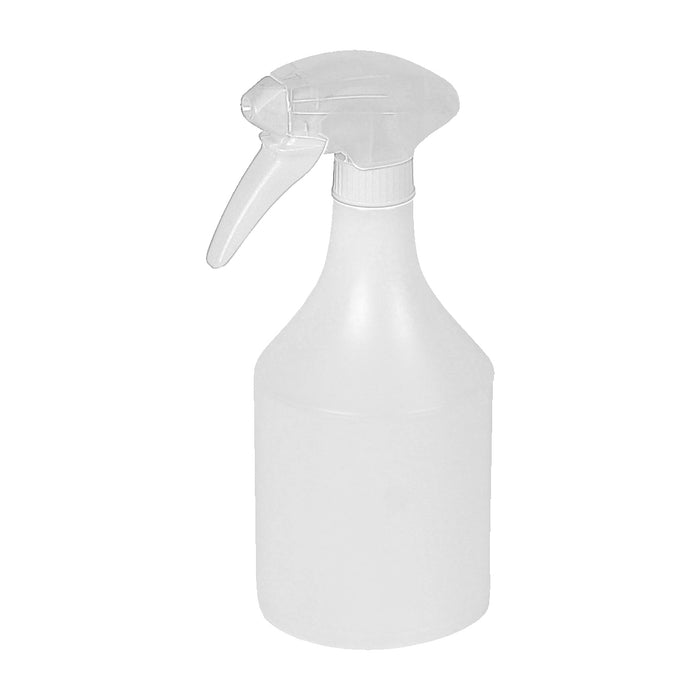 White Trigger Spray Bottle - 750ml | Empty Plastic Spray Bottle for Cleaning, Gardening, Hairdressing | Buy Now at chavda.com