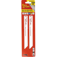 Tork Craft Sabre Saw Blade 200 X 2.5 Mm 10 Tpi Wood, Metal, Pvc,Al 2 Pc Tc T1022 Hf 2