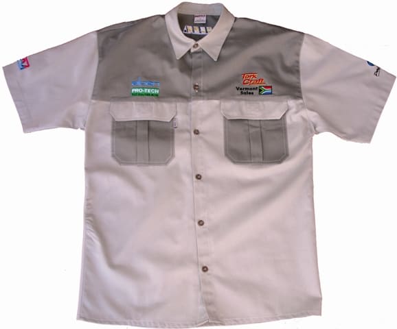 VERMONT MENS BUSH SHIRT KHAKI 100% COTTON SMALL