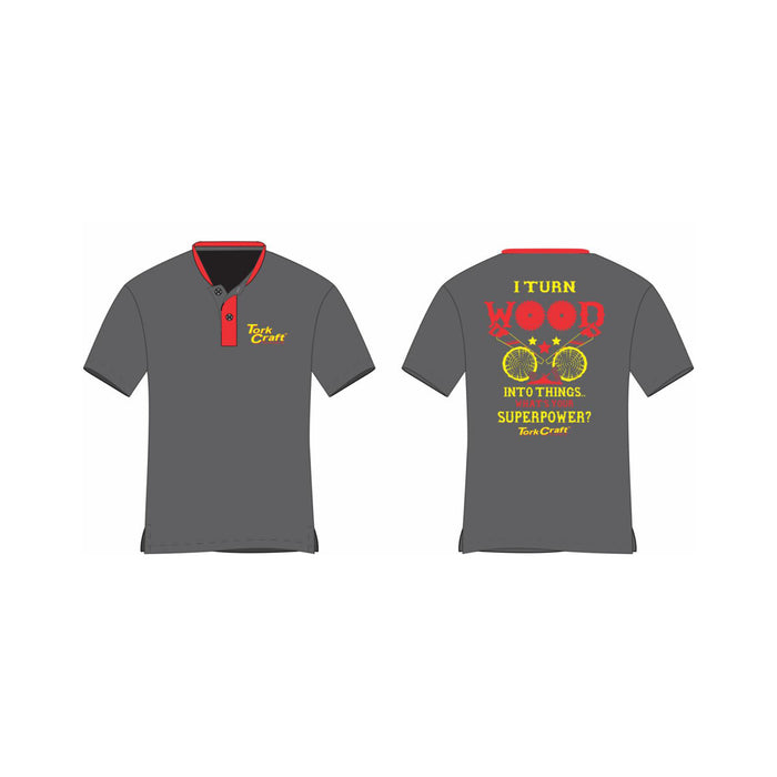TORK CRAFT : Tork Craft T-shirt Grey - 2x-large - I Turn Wood : TC00194