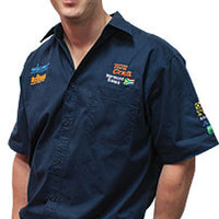 Tork Craft Vermont Mens Cotton Shirt Navy Blue 4 Xl Tc00407