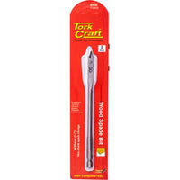 Tork Craft 8mm Wood Spade Bit: High Carbon Steel Drill Bit for Woodworking and Power Tool Accessories.