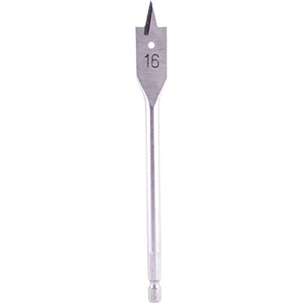 16mm Spade Bit for Wood Drilling - Paddle Bit with Hex Shank