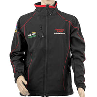 Tork Craft Soft Shell Jacket - Black/Red, Size Small | chavda.com