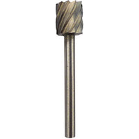 MINI H/SPEED CUTTER 7.9MM CYL 3.2MM SHANK - Cylindrical Steel Engraving Cutter for Rotary Tool - Carving, Routing, Engraving