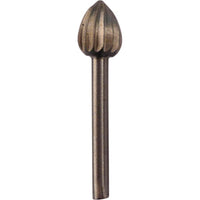Flame Shaped High-Speed Rotary Tool Bit 7.9mm for Engraving Wood, Plastic, Soft Metals - 3.2mm Shank