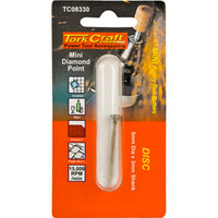 Tork Craft Mini Diamond Point Bit 6.7mm Rotary Tool Accessory for Engraving, Carving Glass, Ceramics, Metals