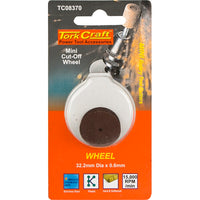 Tork Craft Mini Cut-Off Wheel: 32.2mm Power Tool Accessory for Cutting Metal, Wood & Plastic