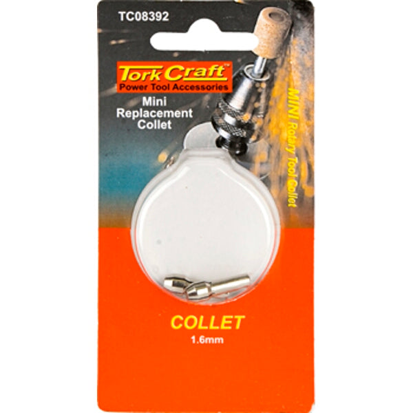 Tork Craft Mini Rotary Tool Collet Replacement - 1.6mm Collet for Power Tool Accessories