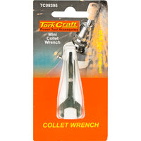 Tork Craft Mini Collet Wrench for Rotary Tools - Collet Nut Tightening and Accessory Changes
