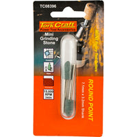 Tork Craft Mini Grinding Stone Set, 7.1mm Round Point, Rotary Tool Accessory