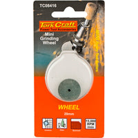 Tork Craft Mini Grinding Wheel - 20mm Diameter - Power Tool Accessory for Ceramics, Glass, Stonework