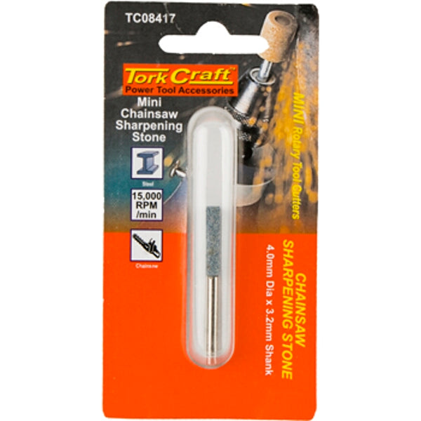 Tork Craft Mini Chainsaw Sharpening Stone 4.0mm Rotary Tool Accessory