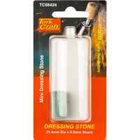 Tork Craft Mini Dressing Stone for Rotary Tools - 25.4mm x 9.5mm Shank - Grinding Wheel Dresser, Stone for Sharpening & Cleaning