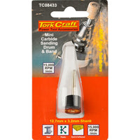 Tork Craft Mini Carbide Sanding Drum 12.7mm, Rotary Tool Accessory