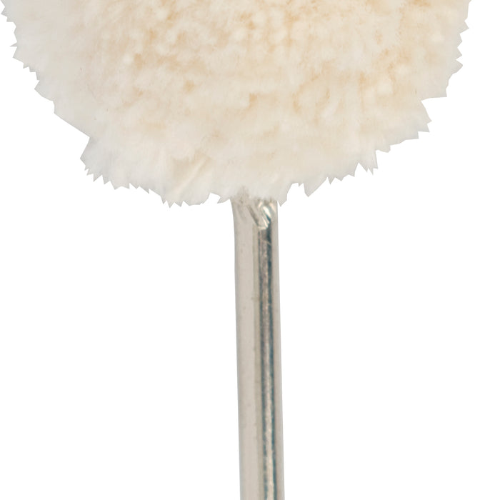 Mini Cotton Yarn Disc 24mm, 2.35mm Shank - Polishing/Buffing Wheel Tool