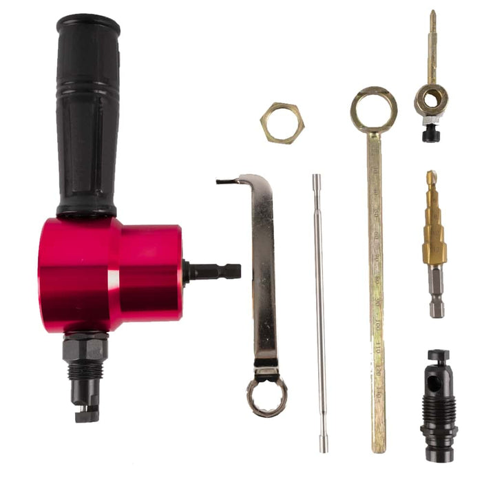 Nibbler Attachment Set 3-in-1 for Drill Machines | Metal Cutting Tool