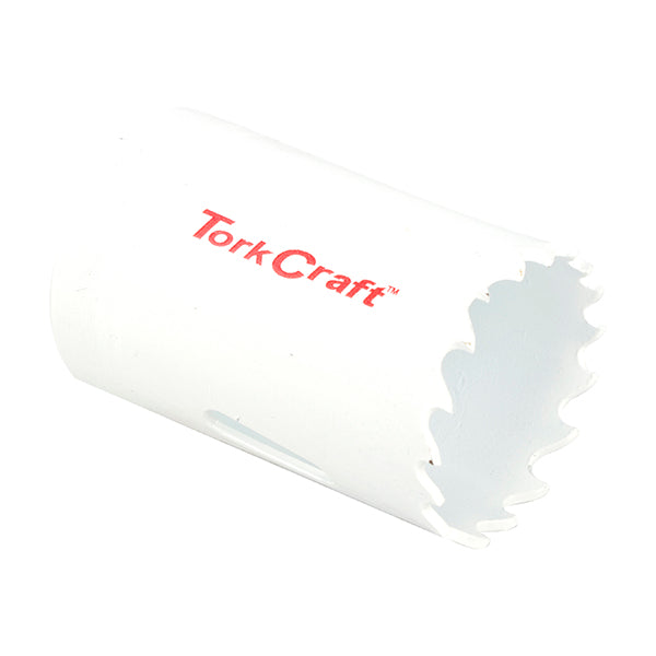 TorkCraft 33mm Bi-Metal Hole Saw - TC12115: Cut Stainless Steel, Wood, PVC, Aluminum. Durable Drill Bit for Clean Cuts