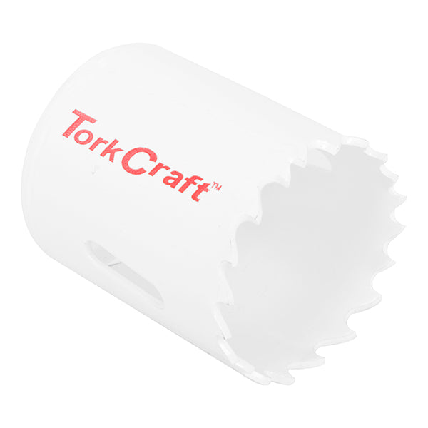 TorkCraft 46mm Bi-Metal Hole Saw: Steel, Wood Cutting Tool. Heavy Duty