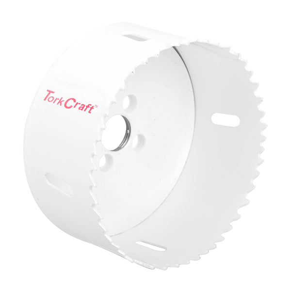 TorkCraft 89mm Bi-Metal Hole Saw - BIM42 Steel Cutter for Wood, Metal, PVC - High-Quality Hole Saw
