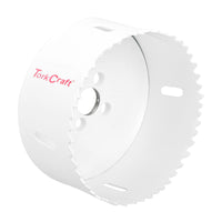 TorkCraft 98mm Bi-Metal Hole Saw - Stainless Steel, Wood, PVC Cutter