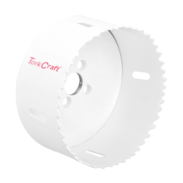 TorkCraft 102mm Bi-Metal Hole Saw - Stainless Steel, Wood, PVC Cutter