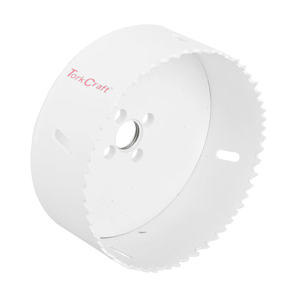 TorkCraft 111MM Bi-Metal Hole Saw BIM42 - Stainless Steel, Aluminum & Wood Cutting Tool