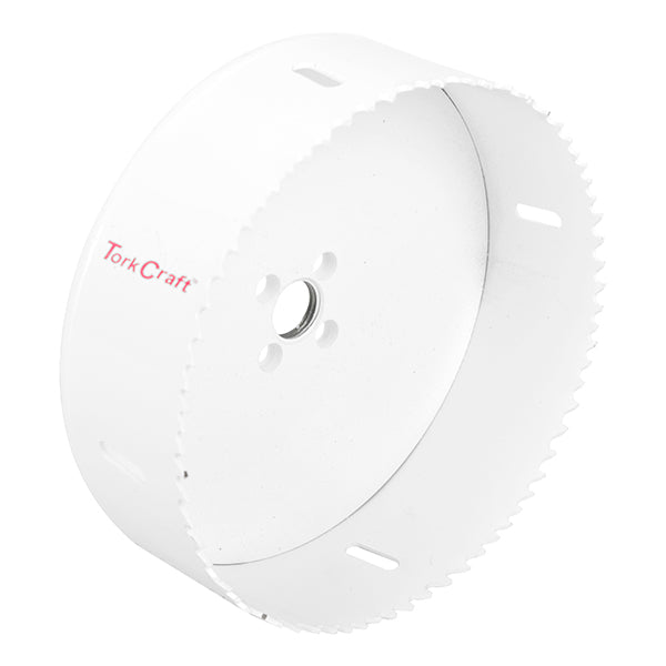TorkCraft 133mm Bi-Metal Hole Saw - TC12152 - Heavy Duty Cutting Tool for Metal, Wood, PVC