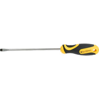 Slotted Screwdriver 5x150mm, Ergonomic Handle, Wear Resistant, Hardened Tip. Professional Tool for DIY and Repair