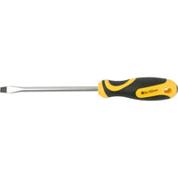 Slotted Screwdriver 8x150mm - Flathead Screwdriver with Yellow and Black Handle