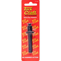 Tork Craft SDS Plus Adaptor for Power Tools: Convert SDS Plus Drills to Use Drill Chucks for Wood and Steel Drilling.
