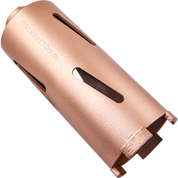 Diamond Core Bit 65x170mm M22 - Dry Cut Concrete Drill for Plumbers, Electricians, and Contractors