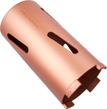 Diamond Core Bit 78mm M16 Thread - Dry Cut Brickwork Hole Saw