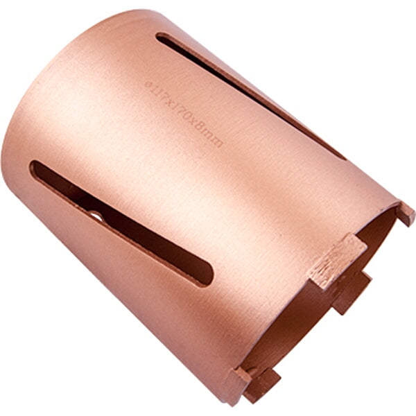 DIAMOND CORE BIT 117 x 170mm Universal Brickwork Drilling - Dry Cut Masonry Drill for Clean Holes