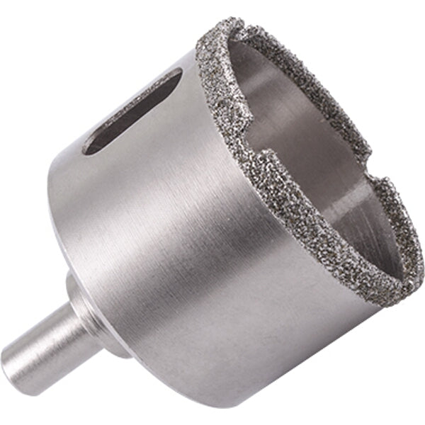50mm Diamond Core Drill Bit for Tiles - Hole Saw Tool, Diamond Coated, Glass Tile Drill