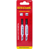 Tork Craft Jigsaw Blades - Metal Cutting - Basic Cut for Metal - Power Tool Accessory - TC D118B