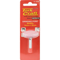 TorkCraft Grinding Wheel 32mm - Abrasive Tool for Metal Finishing, Deburring, and Shaping