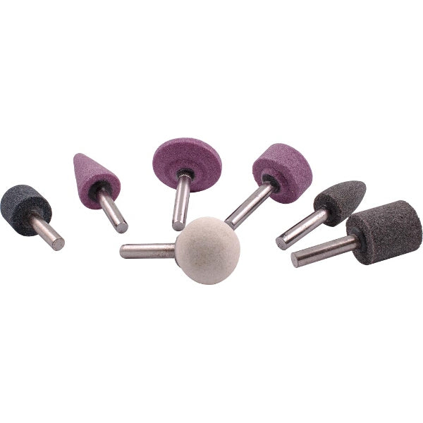 Grinding Point Set 7 Piece Carded - TC20GPS07 - Metal Deburring Smoothing Finishing