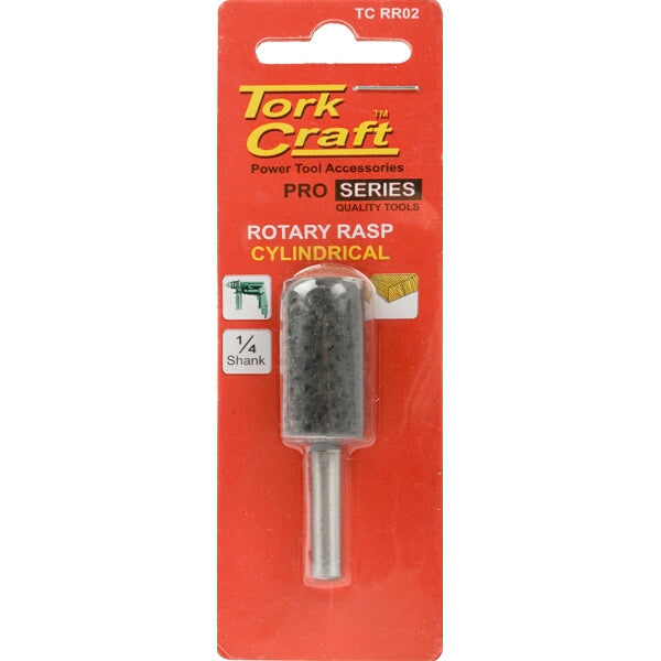 Tork Craft Rotary Rasp Cylindrical for Drill - 1/4