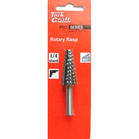 Tork Craft Rotary Rasp - Conical Wood Rasp - 1/4