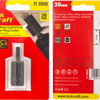 TorkCraft 20mm Rotary Rasp Cylindrical Hole Saw/Plug Cutter - Woodworking Tool