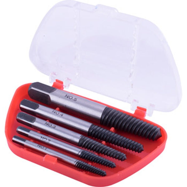 Screw Extractor Set 5 Piece: Easy Removal of Broken or Stripped Screws - Chavda.com