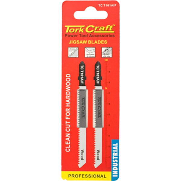 Tork Craft T101AIF T-Shank Jigsaw Blades for Hardwood - Power Tool Accessories