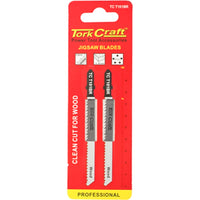 Tork Craft TC T101BR Jigsaw Blades: Clean Cut Wood, Power Tool Accessories, Jigsaw Blades, Professional Quality