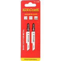 Tork Craft Jigsaw Blades Metal TC T118BF 12TPI (2-Pack) Basic Cut Professional Power Tool Accessories