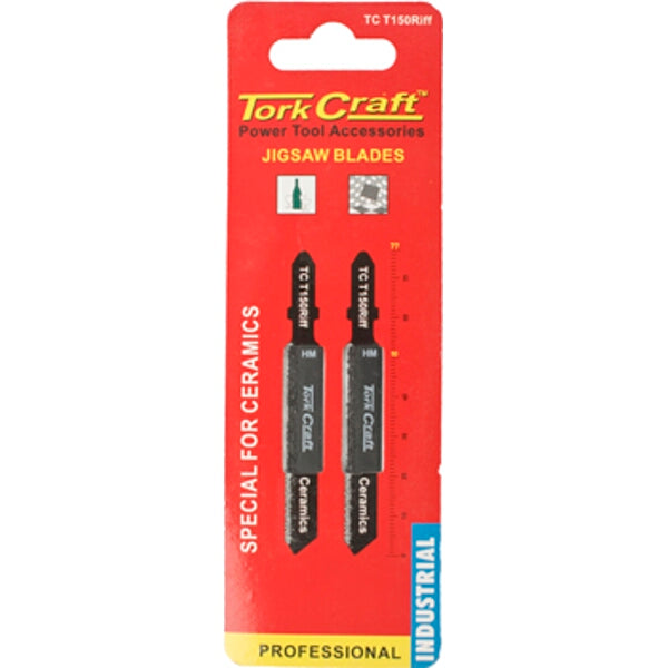 Tork Craft Jigsaw Blades TC T150RIFF for Ceramics - Power Tool Accessory