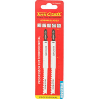 Tork Craft TC T345XF Jigsaw Blades - Wood & Metal Progressor Cut - T-Shank - 2-Pack