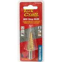 TorkCraft HSS Step Drill: 6-18mm, Sheet Metal Hole Drilling Tool