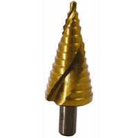 HSS Step Drill Bit 4-22mm Spiral Groove - Multi-Diameter Metal Hole Drilling Tool